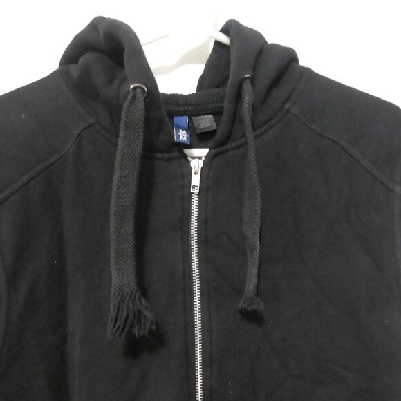 DIVIDED - H&M | medium | Black Sleeveless Hooded Vest | Zip-Up Front Closure - Picture 6 of 14
